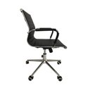 Ver imagem 5 de Kit 5 Cadeiras Office com Rodízio e Encosto Esteirinha Baixa