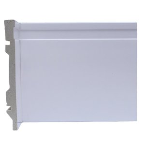 Rodapé de Poliestireno 15cm x 15mm Frisado 2,4 Metro Linear