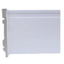 Ver imagem 1 de Rodapé Frisado 15cm Poliestireno 15mm 2,40 Metro Linear Branco Graddus