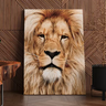 Quadro Decorativo Leão Canvas 60x90 50x70 - Foto Paulista:50x70 - 2