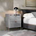 Ver imagem 2 de Kit 2 Mesas de Cabeceira Vênus Mdf 45cm