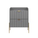 Ver imagem 3 de Kit 2 Mesas de Cabeceira Vênus Mdf 45cm