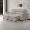 Sofá Cama Retrátil Arizona para Sala de Estar 220 Cm 3 Lugares Linho - 1