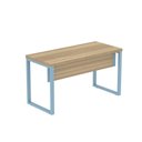 Ver imagem 1 de Mesa Escritório 1340x600x750mm M1340pe40tub Noce Naturalle-azul Dali