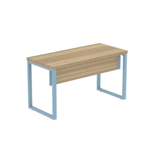 Mesa Escritório 1340x600x750mm M1340pe40tub Noce Naturalle-azul Dali