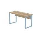 Ver imagem 5 de Mesa Escritório 1340x600x750mm M1340pe40tub Noce Naturalle-azul Dali