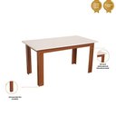 Ver imagem 2 de Mesa Retangular Grande Luiza Mdf 135 Cm