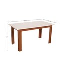 Ver imagem 3 de Mesa Retangular Grande Luiza Mdf 135 Cm