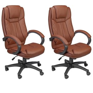 Kit 2 Cadeira de Escritório Presidente Corino Office Córdoba