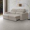 Sofá Cama Retrátil Arizona para Sala de Estar 220 Cm 3 Lugares Veludo - 1