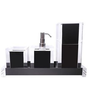 Kit Lavabo Acírlico Preto