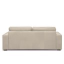 Ver imagem 4 de Sofá Decorativo Agatha 2 Lugares Sala de Estar 205cm Pés em Madeira Couro Bege G88 - Gran Belo