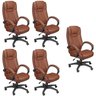 Kit 5 Cadeira de Escritório Presidente Corino Office Córdoba - 1