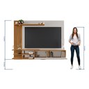 Ver imagem 6 de Painel Ripado para TV até 65 Polegadas com LED 181CMX152CM Nt 1355 Marrom