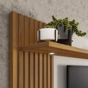 Ver imagem 7 de Painel Ripado para TV até 65 Polegadas com LED 181CMX152CM Nt 1355 Marrom