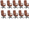 Kit 10 Cadeira de Escritório Presidente Corino Office Córdoba - 1