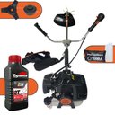 Ver imagem 1 de Roçadeira Á Gasolina Terra Grh430 com Lâmina 3 Pontas e Carretel Nylon + Óleo Toyama 2t