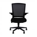 Ver imagem 3 de Kit 6 Cadeiras Escritorio Diretor Giratoria Tela Mesh Milão 3314 Preto