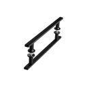 Ver imagem 5 de Puxador de Porta Inox Vidro Pivotante Preto 20cm Ms Fs