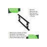 Puxador de Porta Inox Vidro Pivotante Preto 20cm Ms Fs - 7