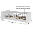 Ver imagem 3 de Cama Infantil Montessoriana Ninho Tamanho Mini Branco