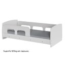 Ver imagem 2 de Cama Infantil Montessoriana Ninho Tamanho Mini Branco