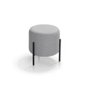 Ver imagem 2 de Puff Orgânico Redondo Califórnia Pés de Ferro Linho