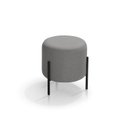 Ver imagem 2 de Puff Orgânico Redondo Califórnia Pés de Ferro Linho