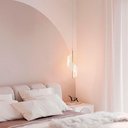 Ver imagem 2 de Lustre Pendente Nordecor Ruban 2484 Dourado Fosco Led Bivolt