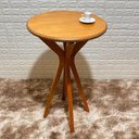 Ver imagem 1 de Mesa Redonda Bistrô Fixa de Madeira Maciça X:mel