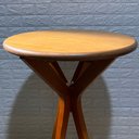 Ver imagem 3 de Mesa Redonda Bistrô Fixa de Madeira Maciça X:mel