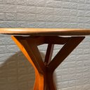 Ver imagem 4 de Mesa Redonda Bistrô Fixa de Madeira Maciça X:mel