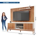 Ver imagem 3 de Rack com Painel para Tv até 70 Polegadas Portas Ripado Sparta Freijó/Off White