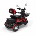 Ver imagem 3 de Triciclo Elétrico - New Smart Pam 1000w Lithium - Vermelho - Plug And Move