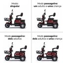 Ver imagem 6 de Triciclo Elétrico - New Smart Pam 1000w Lithium - Vermelho - Plug And Move