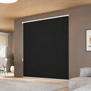 Ver imagem 2 de Persiana Rolô Blackout PVC Larg 1,30x1,30 Alt:Preto