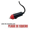 Compressor de Ar Mini Eletrico 12v Carro Barco Calibrador Pneu Moto Bike Manometro Portatil Veicular - 4