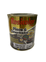 Ver imagem 1 de Cinza Chumbo Piso 0,9l Resicolor 0589 Cinza Escuro Piso 0,9l Acetin Chumbo Resicol 0589
