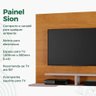 Painel P- Tv até 56 Polegadas 2 Prateleiras 2 Nichos Sion Jcm Movelaria Cinamomo-off Cinamomo-off - 2