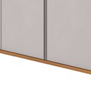 Ver imagem 6 de Guarda-roupas Casal Loop 6 Portas com Pés - Lp - Rei de Casa Amendoa Clean/off White