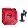 Galão Combustível 5l Moto Jipe Jeep Suporte Fixação Preto Dangos Galão 5l Vermelho - 1