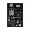 Guarda-roupa Solteiro 100% Mdf Bp com 2 Portas e 1 Espelho - 5