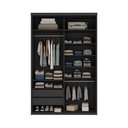 Ver imagem 5 de Guarda-roupa Solteiro 100% Mdf Bp com 2 Portas e 1 Espelho