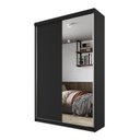 Ver imagem 6 de Guarda-roupa Solteiro 100% Mdf Bp com 2 Portas e 1 Espelho