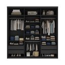 Ver imagem 5 de Guarda-roupa Solteiro 100% Mdf Bp com 3 Portas de Espelho Geneve