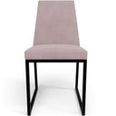 Ver imagem 6 de Cadeira para Sala de Jantar Base Aço Industrial Preto Dafne L02 Suede Rosê - Lyam Decor