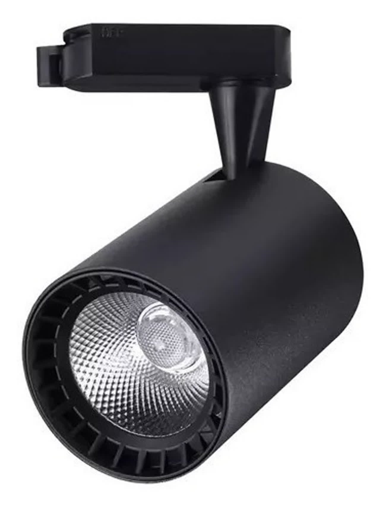 Spot Trilho Eletrificado 20w Preto 6000k - 2