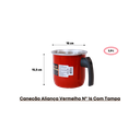 Ver mais imagens de Canecão Aliança com Tampa Colorido Nº 16 Rizzolar - Versatilidade e Praticidade para Sua Cozinha