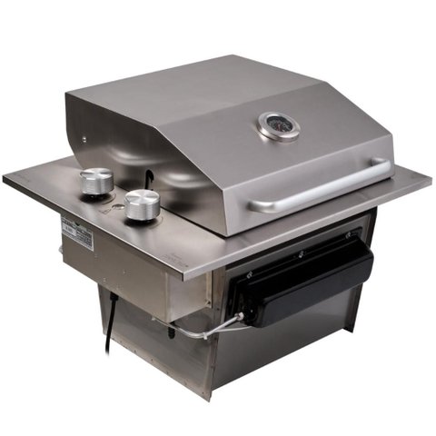 Churrasqueira a Gás de Embutir Titan Grill Diamond Premium com Tampa