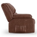 Ver imagem 7 de Poltrona do Papai Reclinável Pietra Power Touch Massagem Fh9 Pu Marrom Brilho - Mpozenato